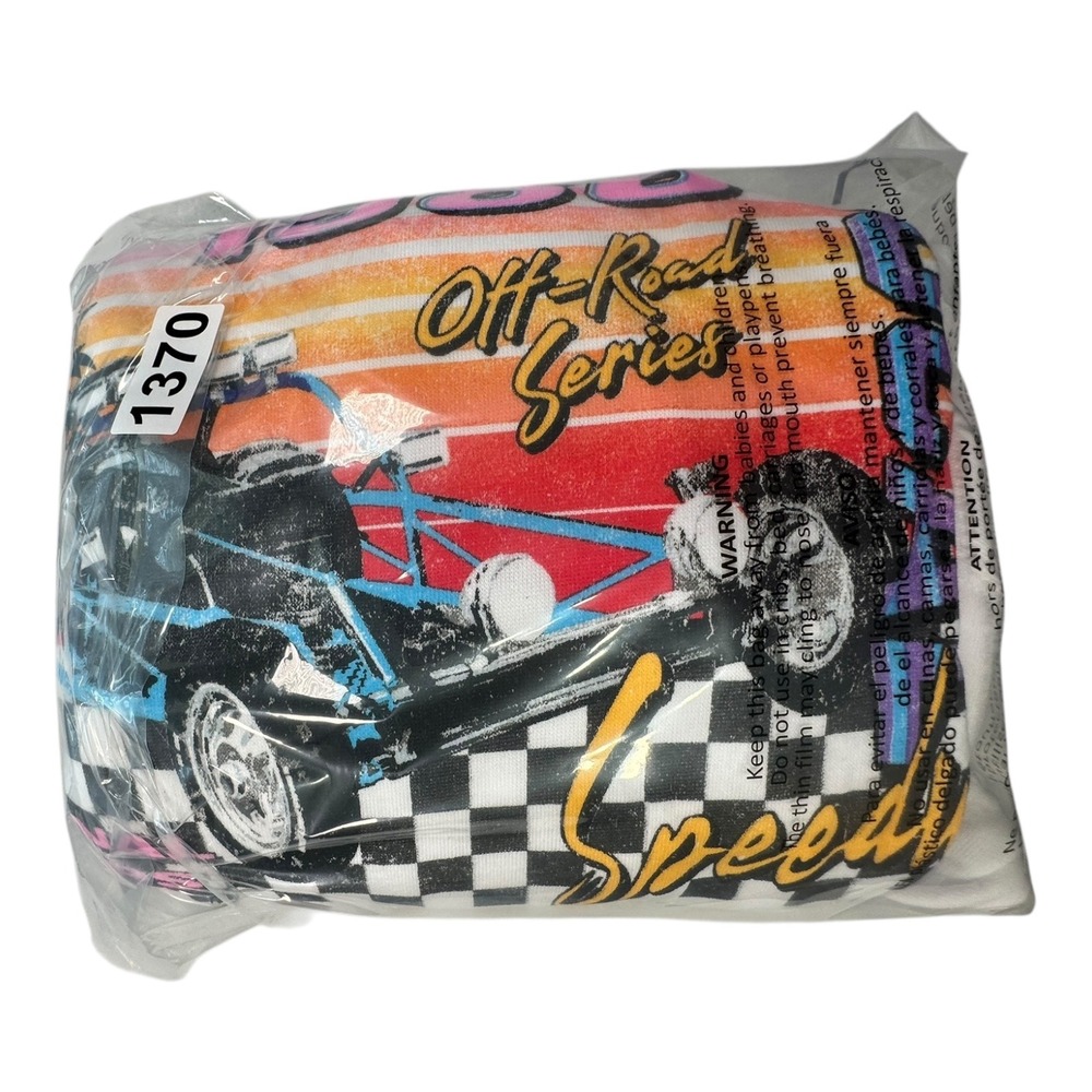 Ascot + Hart White Graphic Sweatshirt 1986 SoCal Speedway Racing Checkered 3X - Picture 12 of 14